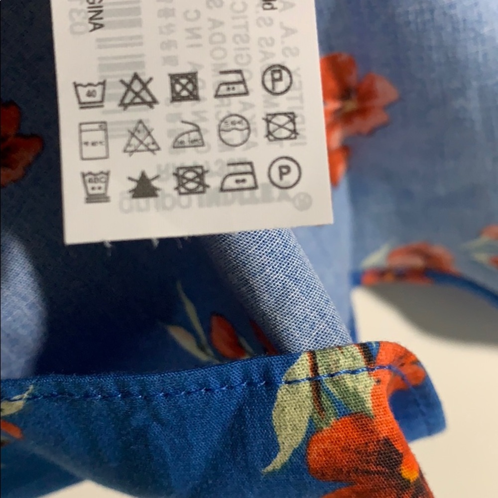 NWT | Zara Floral Print Emma Mini Dress - Picture 8 of 8